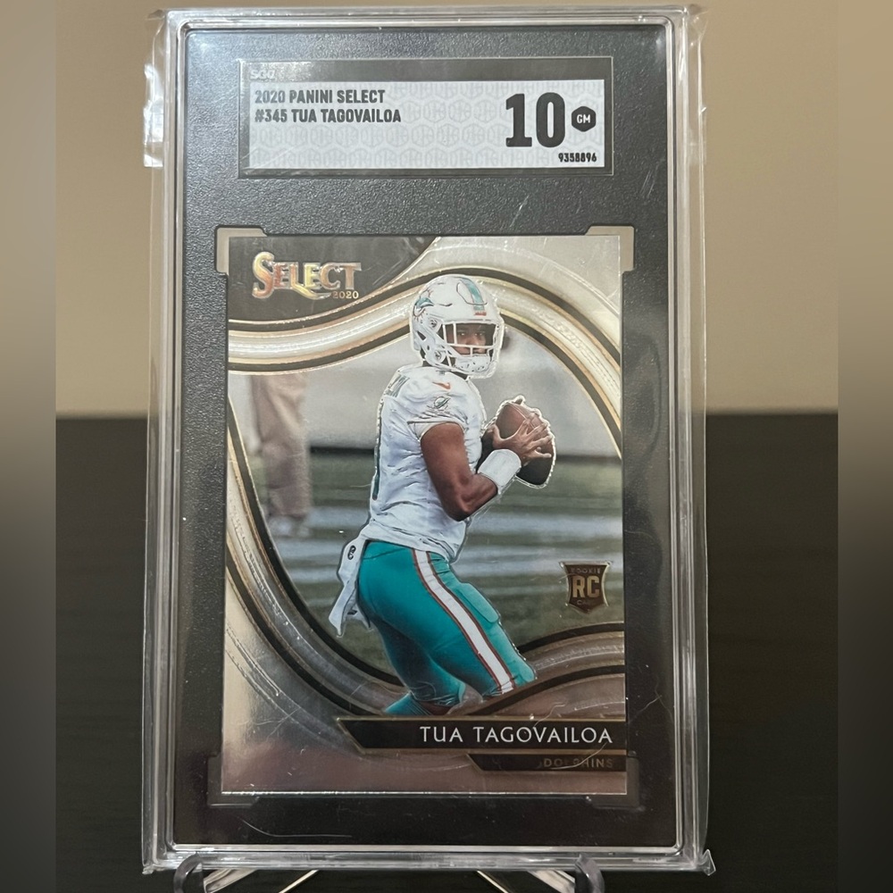 2020 Select Tua Tagovailoa SGC 10 Graded Rookie Card Miami Dolphins QB RC 🔥🏈